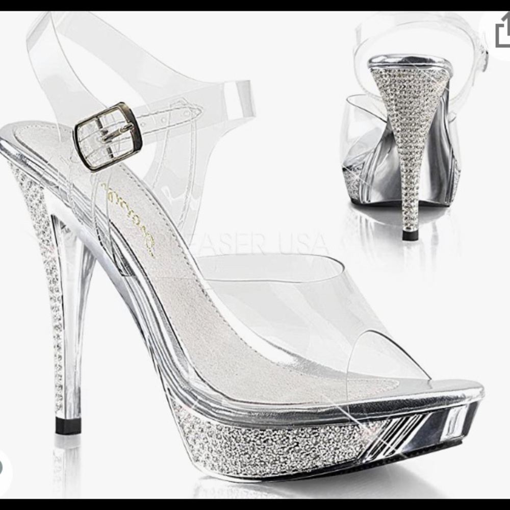 Clear Bodybuilding Competition Shoes